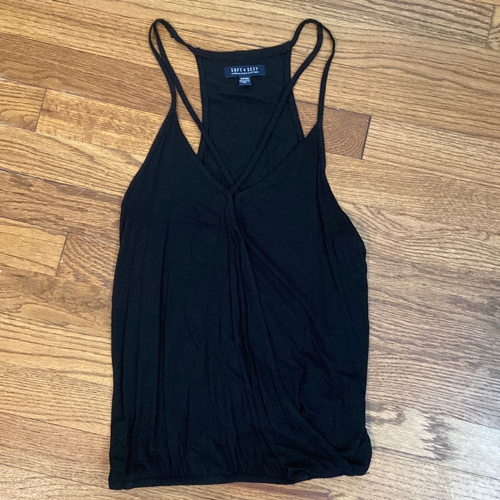 American Eagle Soft & Sexy Black Tank Top